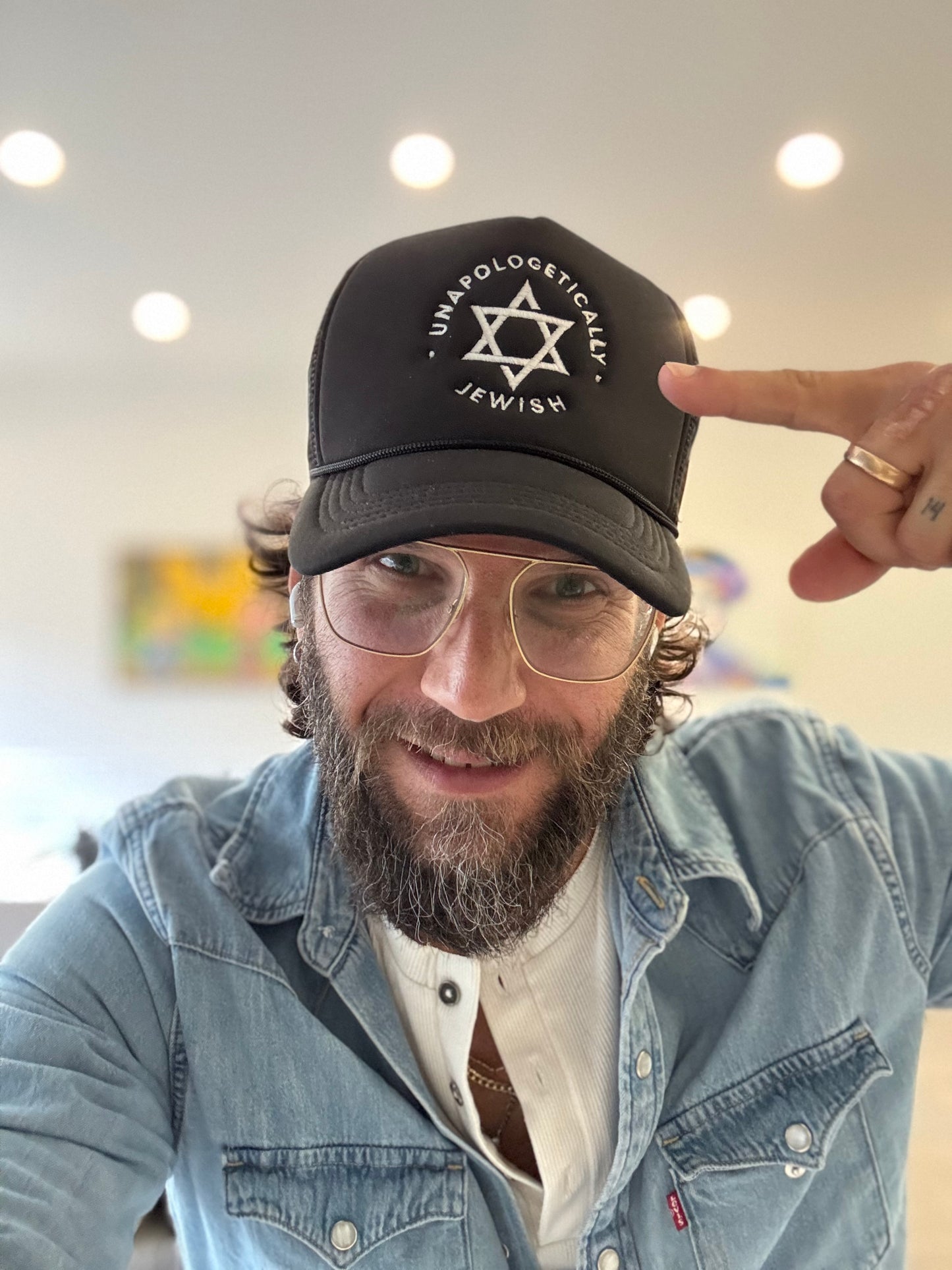 Unapologetically Jewish Trucker Hat